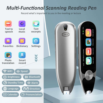 VORMOR X7 Pen Scanner OCR Digital Scanning Translation Pen, High quality Electronic Smart Talking pen with 112languages for kids education