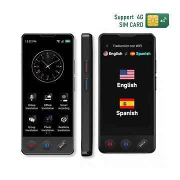vormor A20 Language Translator Device No WiFi Needed, 2024 Upgraded High-end Business Translator, Ai Voice Instant Two-Way 138 Language Translator, 5