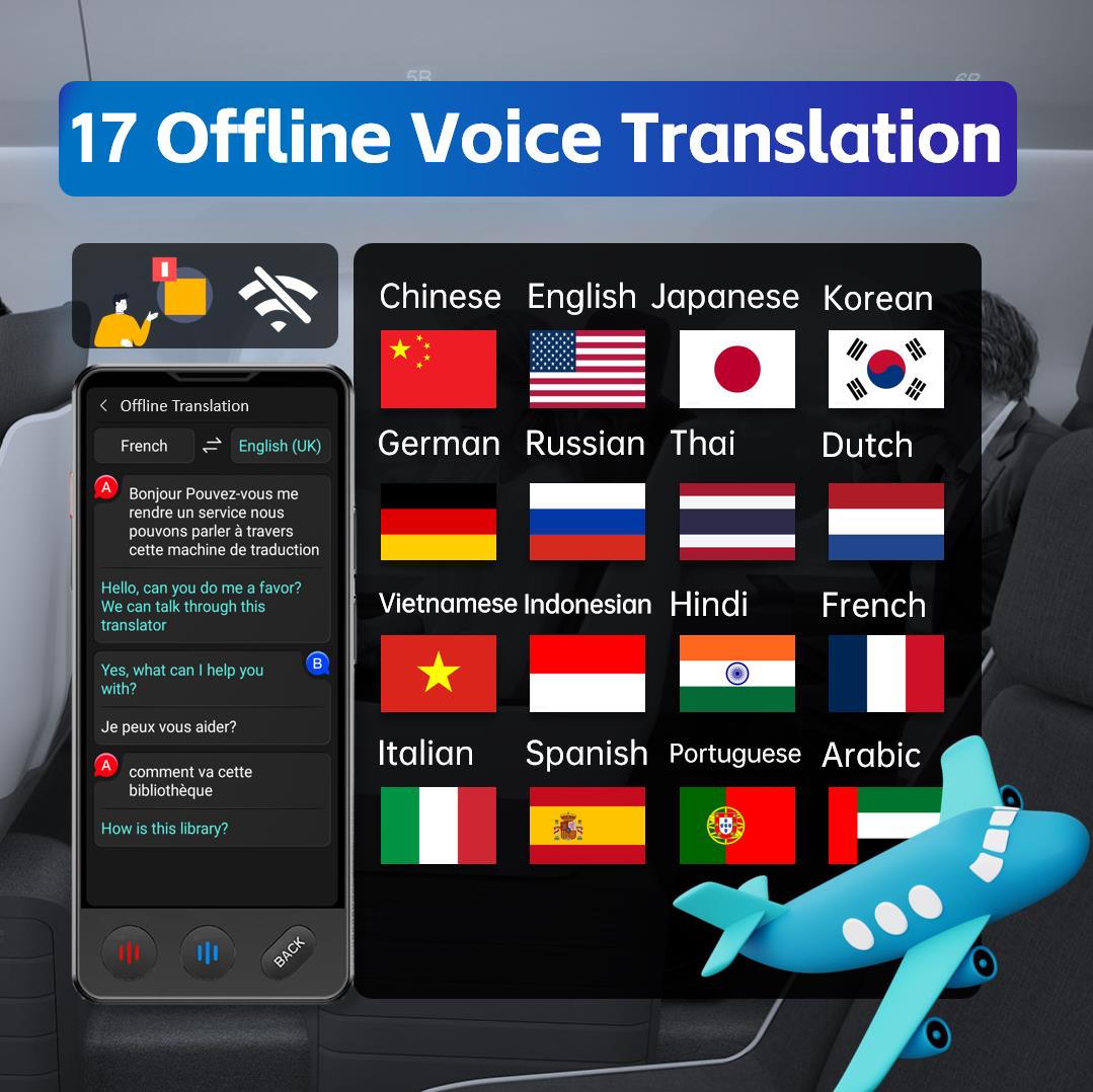 VORMOR A20 Language Translator Device(WIFI Version) , 2026 Upgraded Hi
