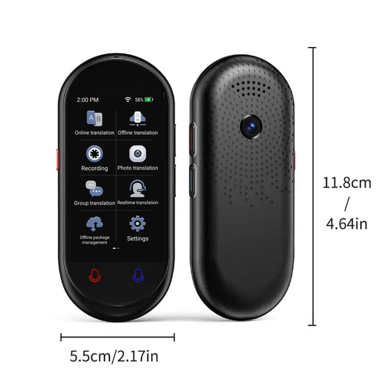 Vormor Z8 Language Translator Device 138 National Languages Intelligent  Translator Real-time Voice, Recording, Text Translation Device