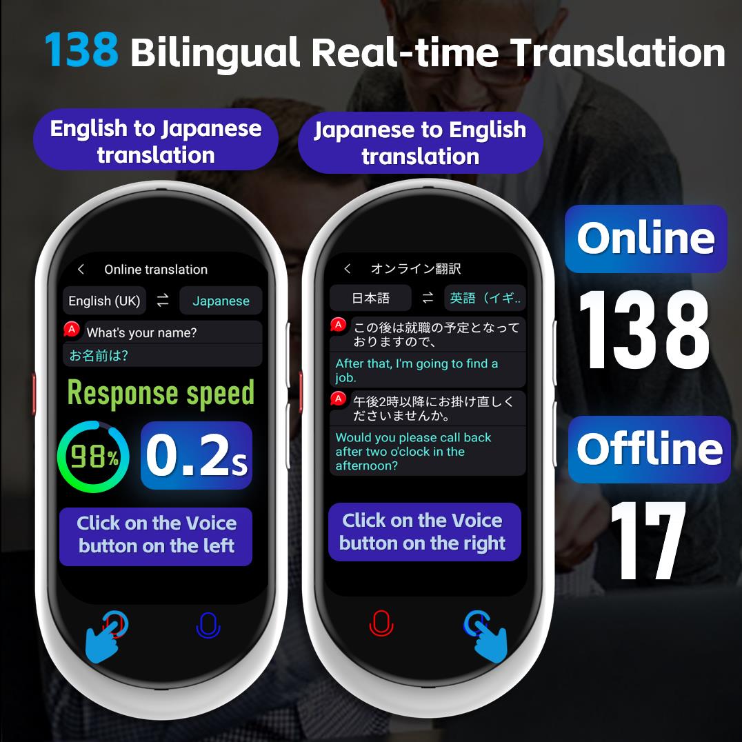 Vormor Z8 Language Translator Device 138 National Languages