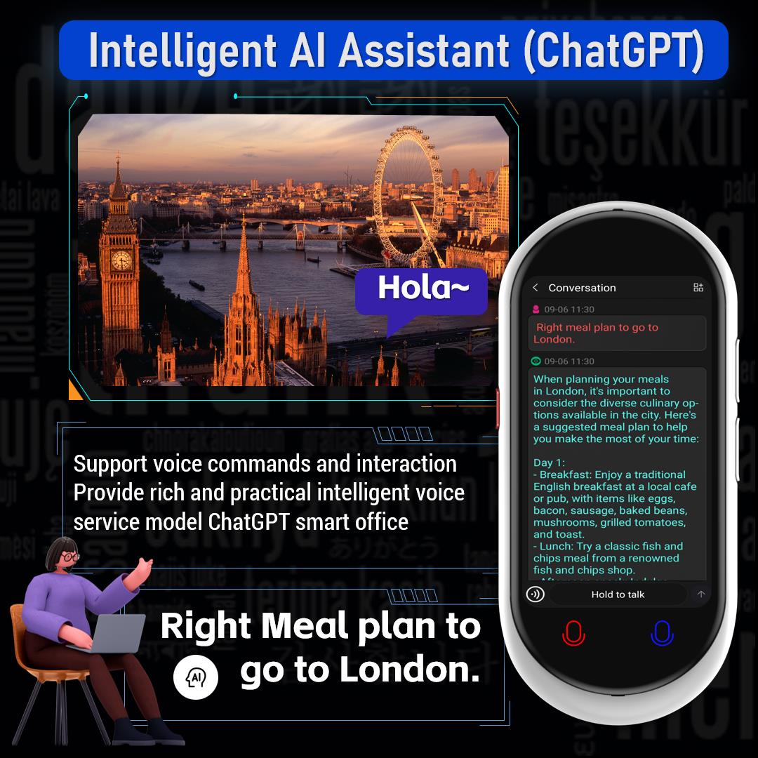 Vormor Z8 Language Translator Device 138 National Languages Intelligen