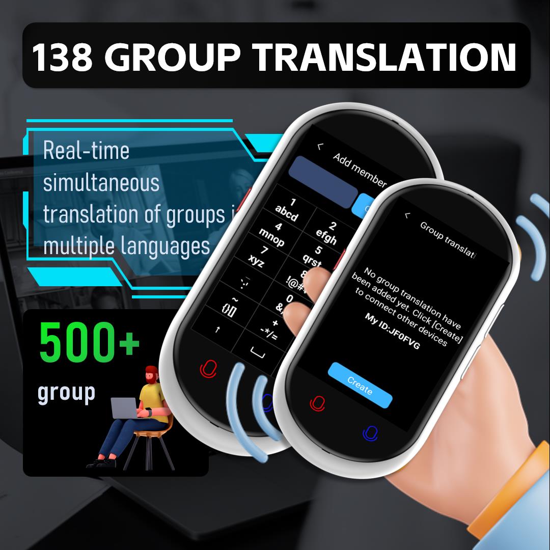 Vormor Z8 Language Translator Device 138 National Languages Intelligen